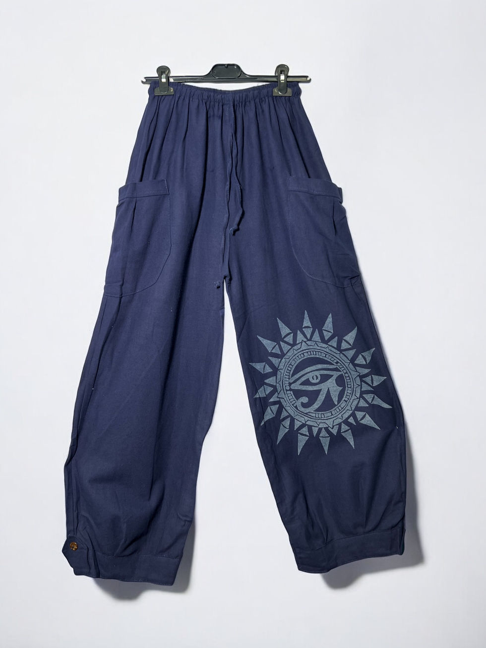 Παντελόνα με Tribal Στάμπα και Λάστιχο στην Μέση