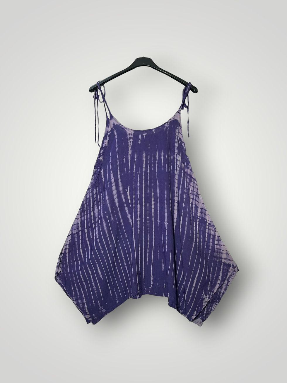 Thumbnail: Αέρινο Boho Φόρεμα Tie-Dye με Δετές Τιράντες
