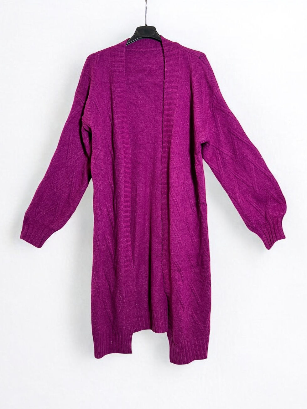 Thumbnail: Cardigan with Elastic Sleeves