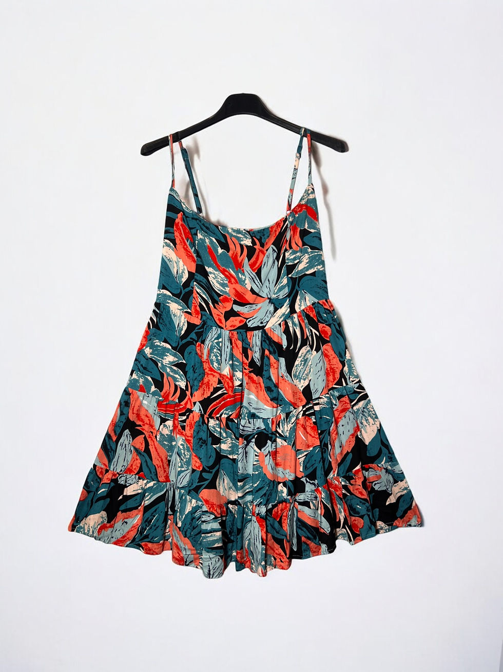 Μίνι Φόρεμα με Τροπικό Μοτίβο