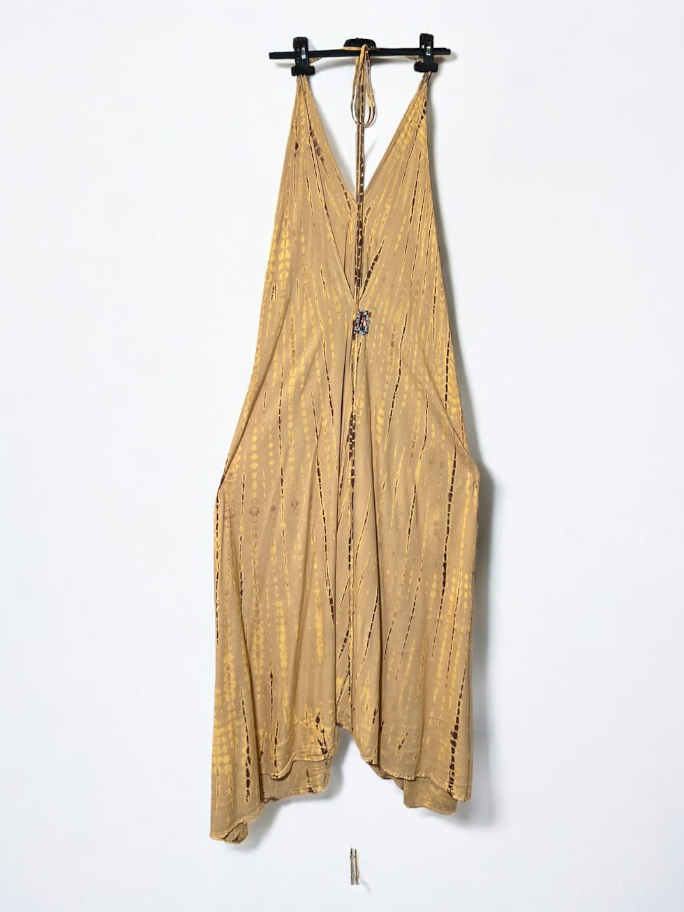 Thumbnail: Maxi Tie Dye Dress with Deep V Back