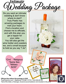 Small WEDDINGS-PACKAGE 1 w_Officiant