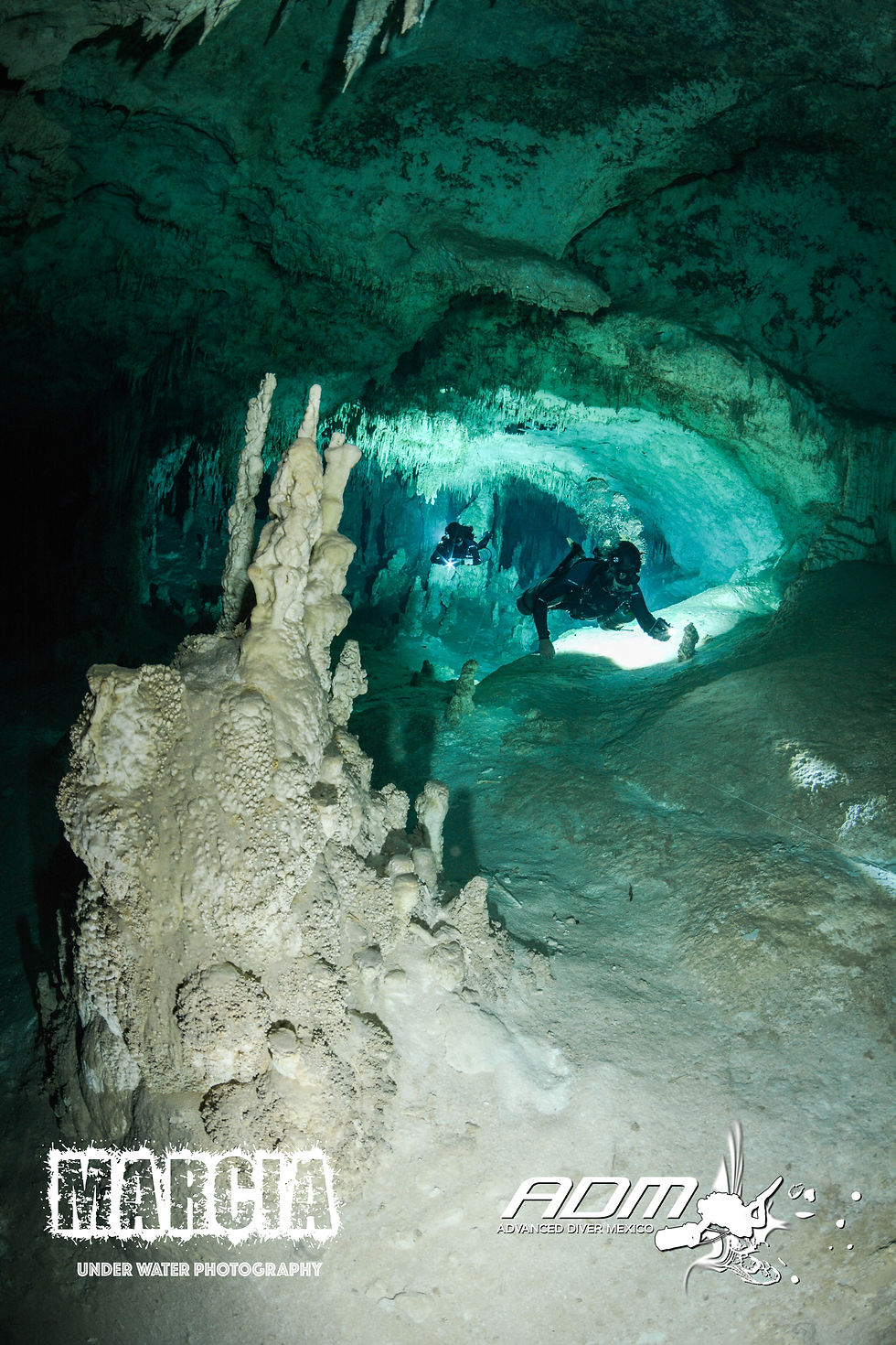 Mexico cave dive cenote Nai-Tucha