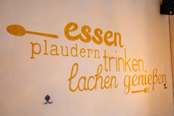 Leitspruch des l'angolo - Pasta & Pizza am Eck