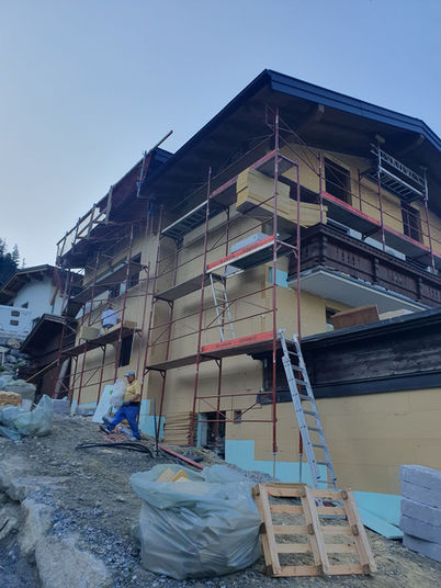 Gerüstbau von VF-Vollwärmeschutz