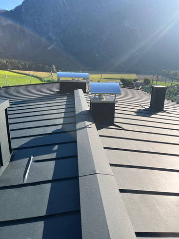 Dach im Sonnenschein