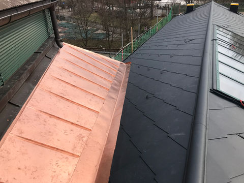 Aludach der Spenglerei Wolf