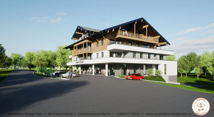 Gebäudeskizze von Architektur Design-Plan