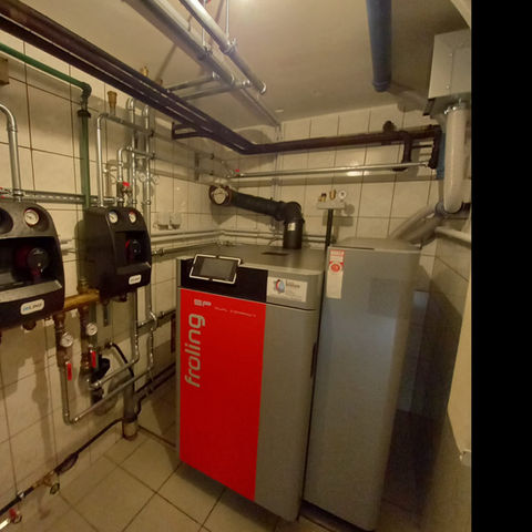 Heizungsraum installiert von der BINDER Installations GmbH