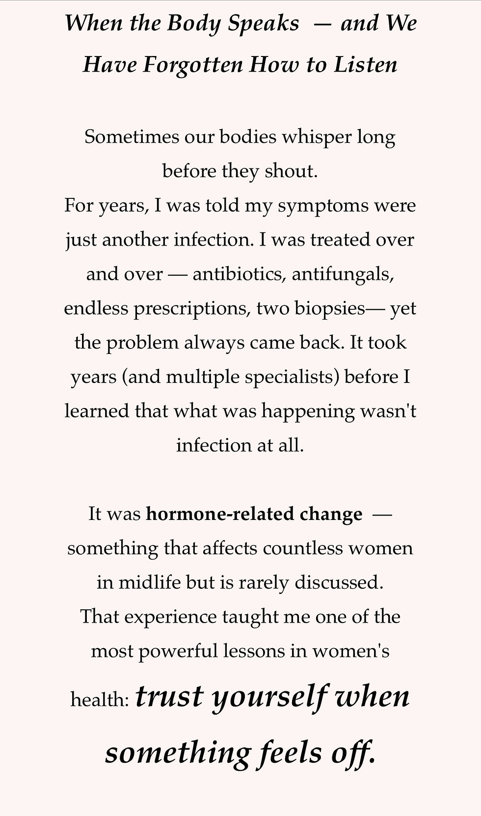 What’s Really Going On?