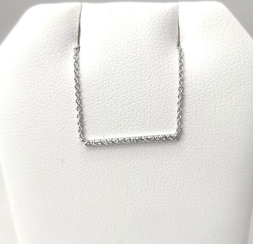 Thumbnail: Joia  3/4 Luv Bar Necklace