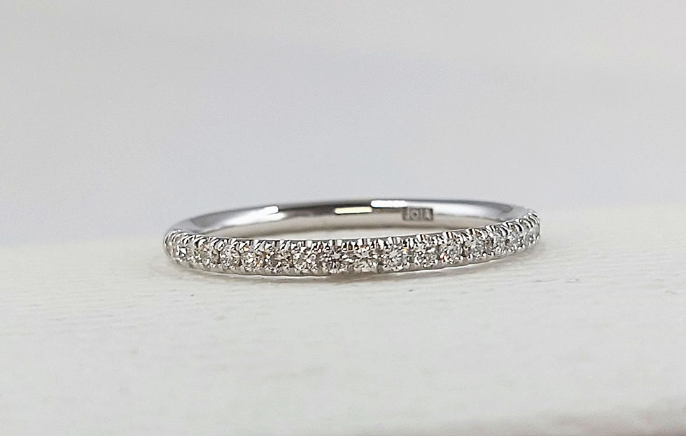 Thumbnail: Joia Rounded Comfort Micro Pavé (Halfway) Diamond size 1.1mm
