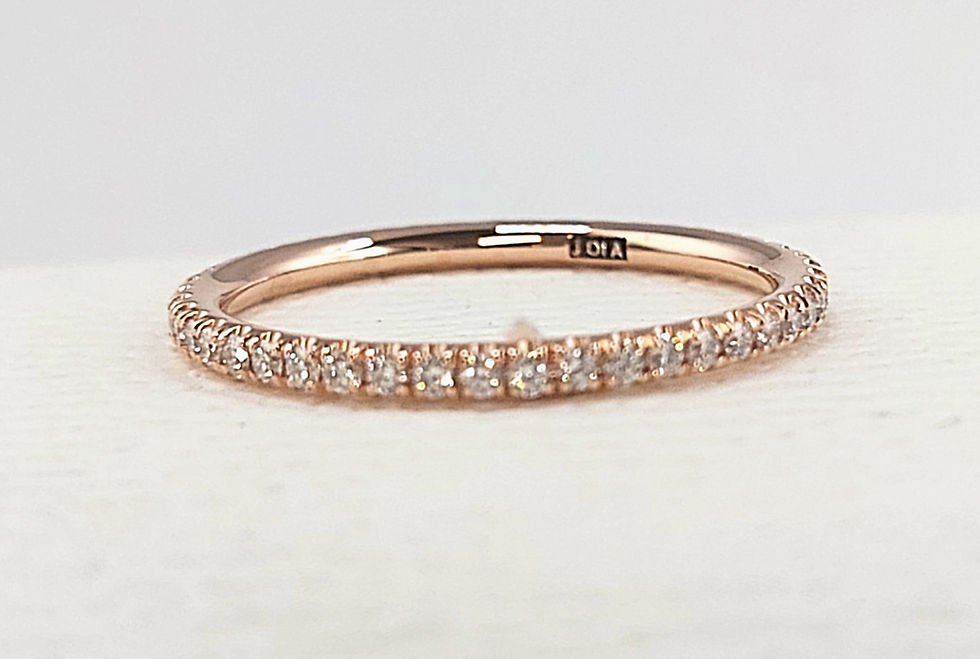 Thumbnail: Joia Rounded Comfort Micro Pavé (Halfway) Diamond size 1.1mm