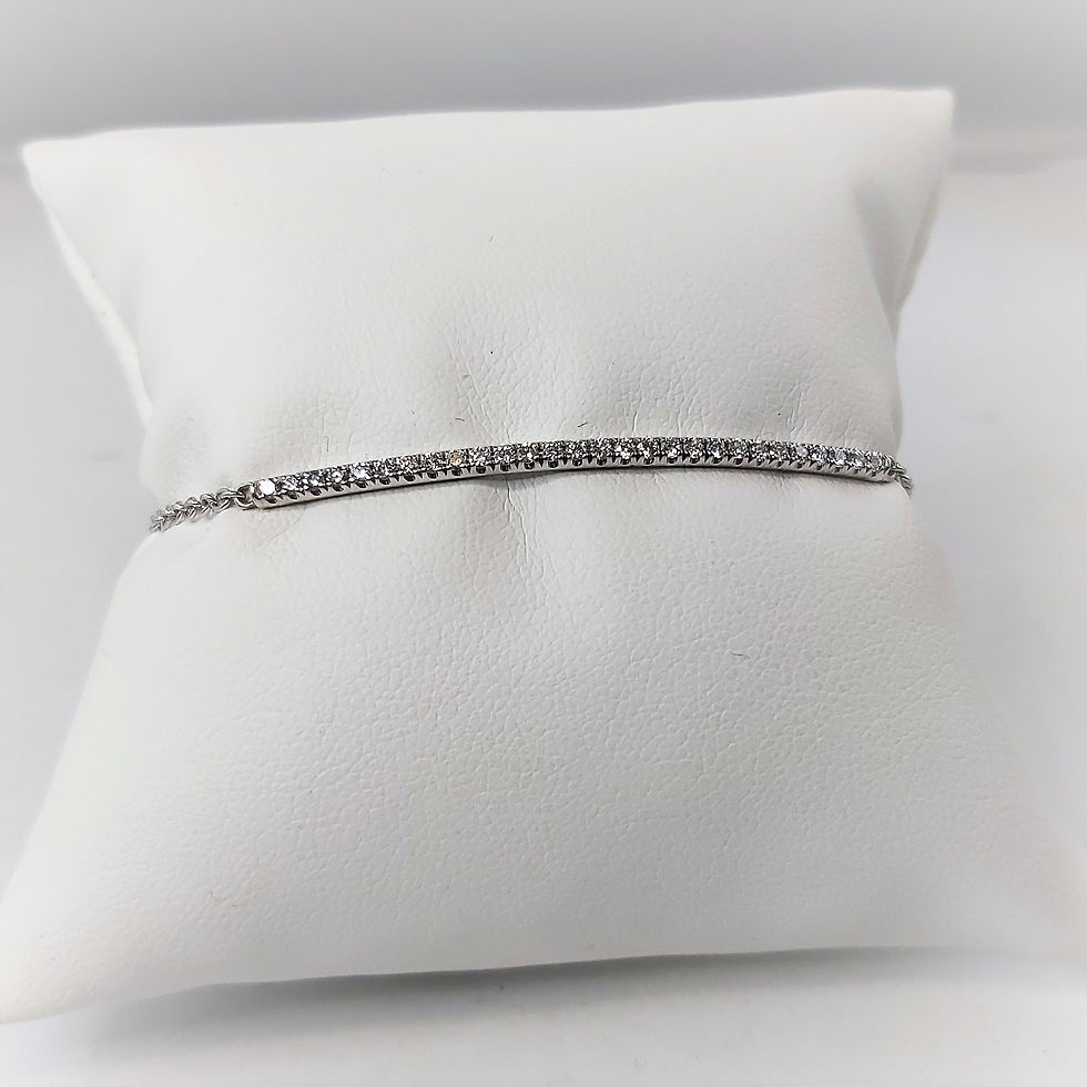 Thumbnail: Joia Diamond Bar Bracelet