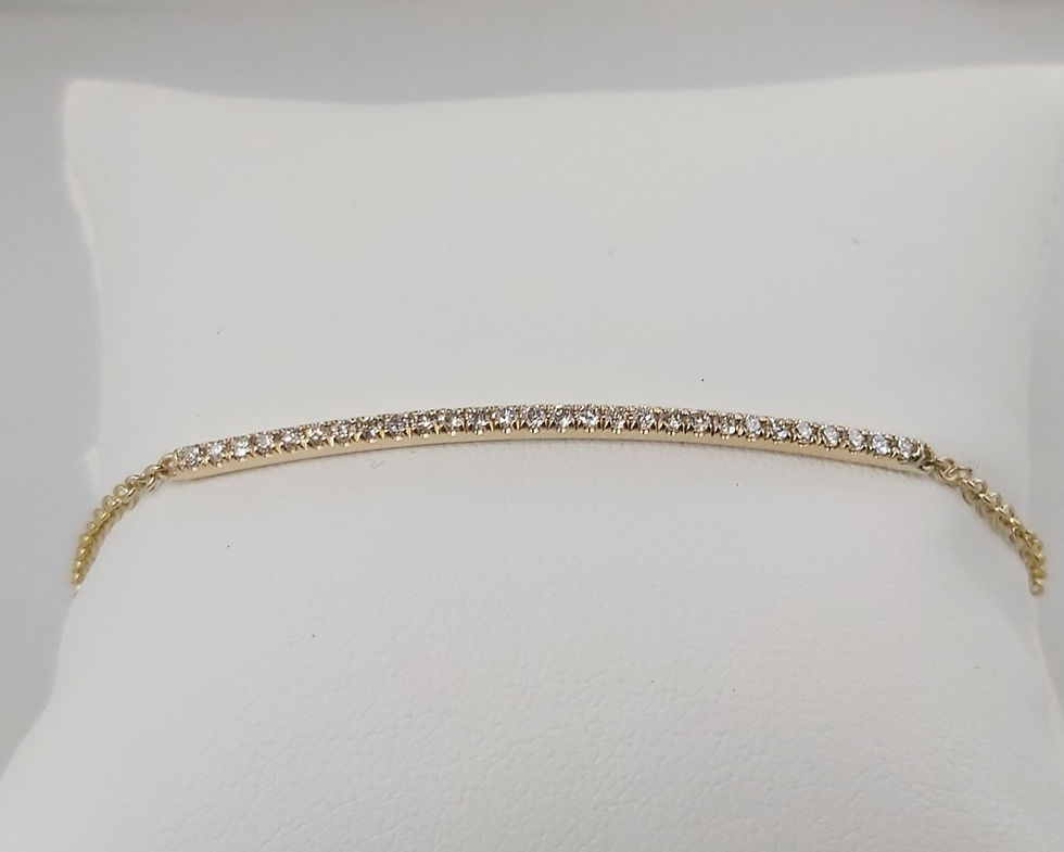 Thumbnail: Joia Diamond Bar Bracelet