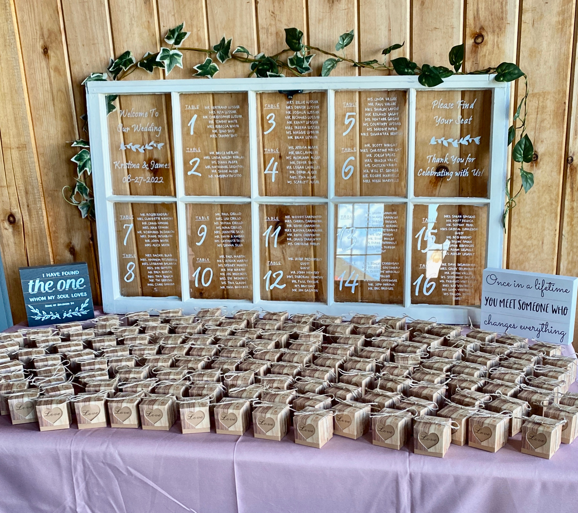 Seating Chart: 10-Pane French Window