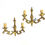 Thumbnail: French Louis style gilded bronze double lamp wall Lights Sconces PAIR