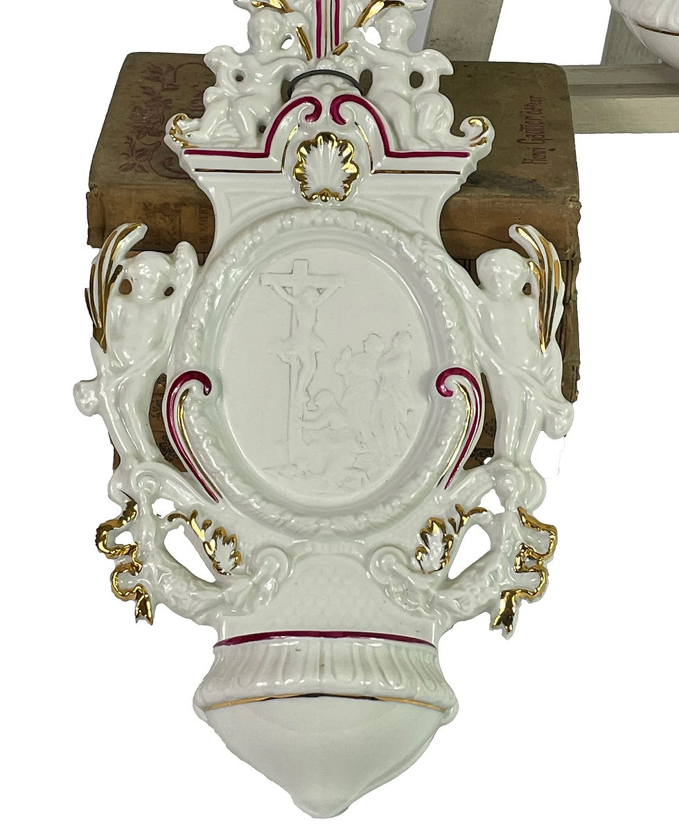 Thumbnail: Limoges Large PAIR French antique white