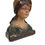Thumbnail: French Antique Bust of a Young Girl in Plaster 1900's signed Paris