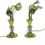 Thumbnail: Pair of French Lunel for Maison Royal Lumiere 'tête à tête' table lamps  Mid cen