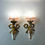 Thumbnail: Pair antique French Louis XVI style Bronze gilded wall electric sconces 1870's