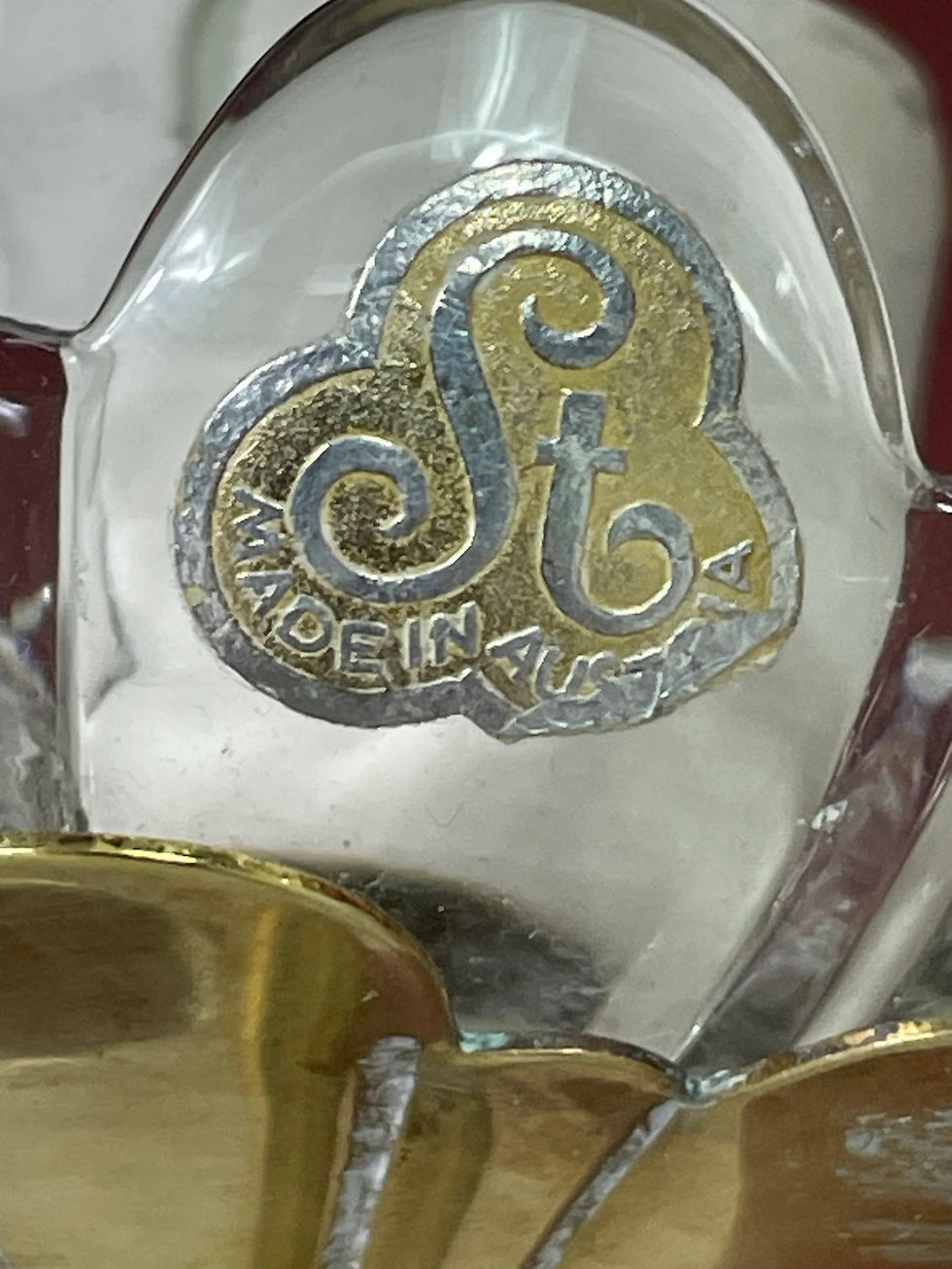 Thumbnail: Magnificent Austrian Art Deco Sconces Strass Swarovski -Pair of