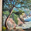Thumbnail: French vintage oil painting Côte d'Azur coastal on board original frame signed