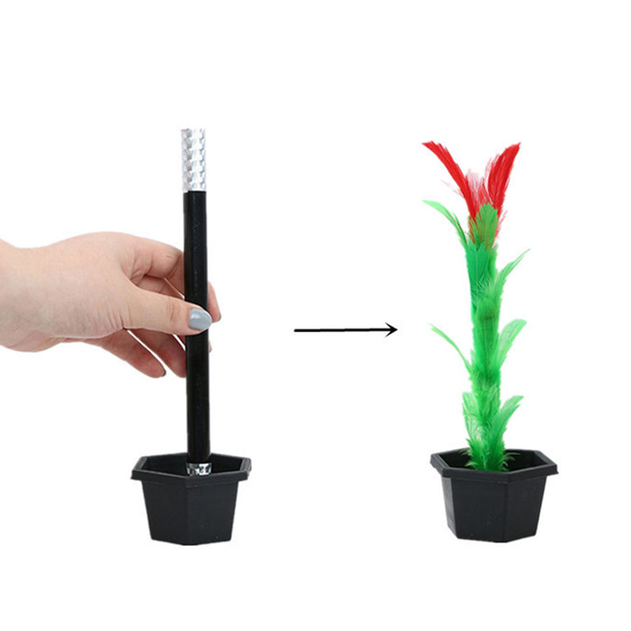 Thumbnail: Magic Trick Stick Changes To A Flower In A Pot