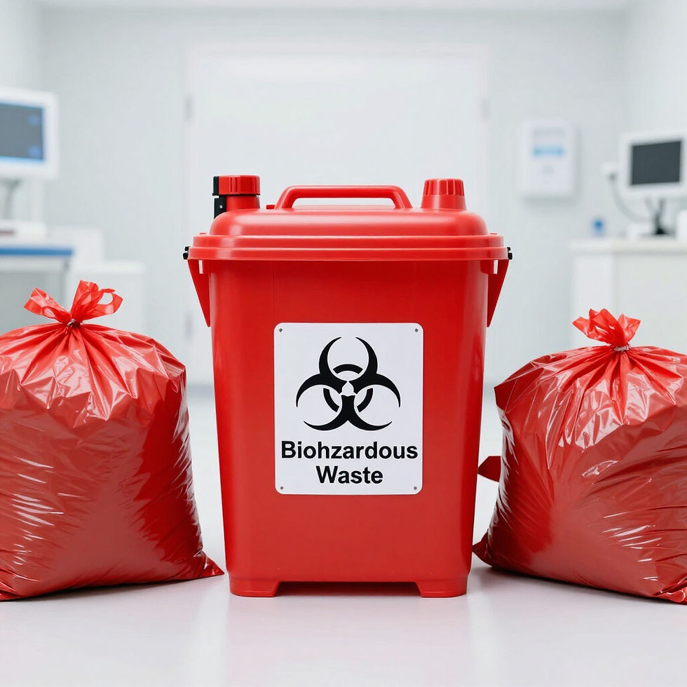 biohazardous waste container