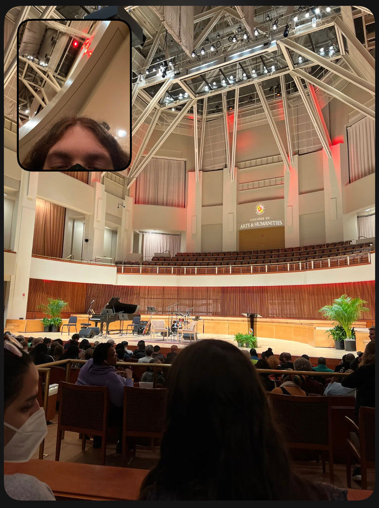 Selfie at the Lecture