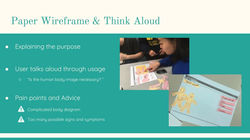 Paper Wireframt & Think Aloud User Testing