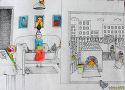 " Les bobos et les poules "