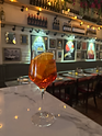 Aperol Spritz at Cafe Luce italian restaurant