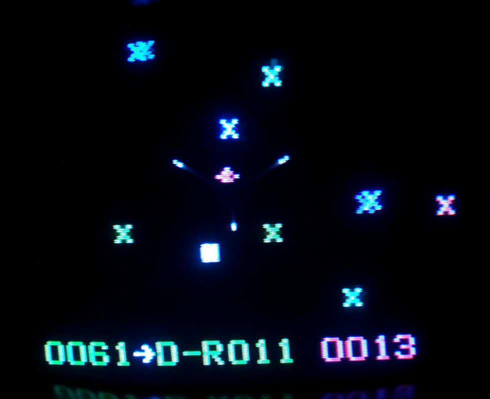 In UFO, the action gets fast and frantic, with no flicker or slowdown. This game rocks!