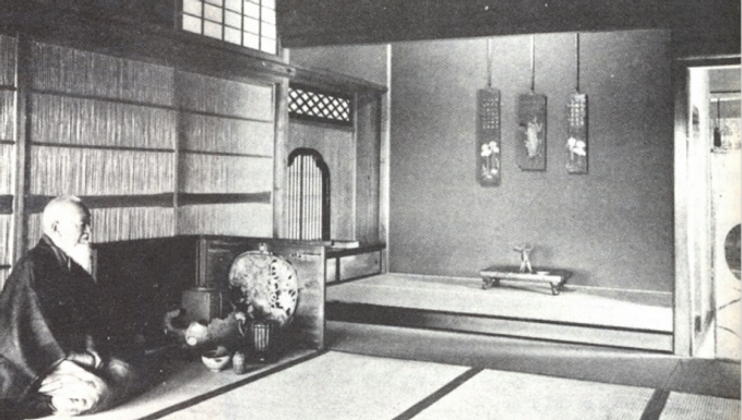 The Japanese phrase Chanoyu,  translated as “hot water for tea,” refers to the tradition of preparing and serving green tea in a highly stylized manner, originating from 12th century China. The art of Chanoyu,  also called “tea gathering”, was practiced as a highly cultural activity where the people appreciated not only the tea, but also the atmosphere of the tea rooms decorated by fine arts (Guth, 1993). However, from the latter half of the 19th century, the Japanese traditional tea ceremony faced its decline. It was triggered by the Meiji Restoration of 1868, which was marked  by the overthrow of the Tokugawa shogunate and the abolition of the feudal system, including the upper samurai class and the daimyo (feudal lords). These feudal lords were the main supporters of Chanoyu  during the Edo period  (1603–1867); however, due to the political revolution, they lost the social status which they used to possess and gradually disappeared in the Meiji er a (1868–1912 ).  The rapid Westernization fostered by the newly established Meiji government, led to the neglect of Japan's rich cultural traditions. At this time, Japan aimed to modernize itself by adopting  legal systems, educational models, industrial practices, architectures, and even art forms of the West. Amidst this decline, the traditional tea families who had once thrived in Japan suffered significant danger in the Meiji period. Following the decline of the tea ceremony, several precious tea utensils from temple holdings and old family collections were being sold into the market. In this tumultuous period, influential industrialists and art collectors such as Masuda Takashi (1848-1938), possessing a discerning eye, seized the opportunity to collect those Chanoyu  utensils to protect the cultural heritage of Chanoy u which was disappearing due to this social transformation (Guth, 1993).  The art of Chanoyu  raised Masuda's interest in collecting art and provided an environment for the cultivation of visual sensibility. In a time before Japan had any museums, Masuda's tea gathering [Figure 1] played a crucial role as a significant meeting place where his peers, fellow collectors, and art dealers could appreciate his diverse collection of artworks including calligraphy, ink paintings, lacquerware, ceramics, Buddhist paintings and sculptures (Guth, 1993). As Masuda acknowledged the need to protect Japanese cultural heritage, he committed to collect art, and through his tea gatherings, he shared his art collections to his contemporaries. Masuda mentioned his intention to collect Japanese traditional art pieces: My appreciation of art began long ago in 1879, when Japanese art objects were being sent by the government to an exhibition in France [...]. Of course, I collect art because I like it, but also because I believe that Japanese art is highly developed and we must take great care to preserve and study it in Japan. [...] The modern world is tired of Greek and Roman art, and the number of people in the West who study far eastern art has increased (Jijoden, 217-218). In the second half of the 19th century, the Meiji government committed to participate in universal expositions as a part of their modernization campaign [Figure 3]. As Japan was historically isolated from the rest of the world under the rule of the Tokugawa Shogunate for over two centuries, Japanese cultural objects immediately captured the attention and curiosity of Western art collectors once they began to be exhibited at international fairs. Lacquers especially, along with ceramics and other crafts, gained remarkable popularity in Europe and the United States, becoming some of the earliest commodities, alongside silk and tea. Sir Rutherford Alcock, a British minister who curated a collection of Japanese art for the 1862 London Exposition mentioned how much the westerners were fascinated by the Japanese items exhibited at the fair: In their porcelain, bronzes, silk fabrics, lacquer, and metallurgy, including a world of exquisite art in design and execution, I have no hesitation in saying that they not only rival the best products of Europe but can produce works in each of these domains that we cannot imitate or perhaps equal (Rutherford, The Capital of the Tycoon: A Narrative of Three Years Residence in Japan, New York: Harper, 1863, 2:243).   Protecting Art as National Treasures  In the face of Westernization, Masuda was committed to preserve Japanese art as he believed that their cultural heritage and its aesthetic had an immense value that was essential to be maintained and promoted. However,  Masuda was not alone in his enthusiasm for preserving Japanese art objects. Okakura Tenshin (1863-1913), a cultural ambassador who had a significant impact on the field of Japanese art and culture, also aimed to protect Japanese traditional art forms by purchasing them. For instance, when the sacred buildings of Zōjōzi in Shiba, and Kaneiji in Ueno, which were full of important cultural objects, were being sold, Okakura purchased and aimed to preserve them for the Japanese people (Murai, 2012). In 1916, Okakura addressed his intention of collecting Japanese art:  Later, when the problem of Buddhist-Shinto synthesis arose, Shinto shrines were forced to sell the Buddhist painting and other articles belonging to them. I couldn’t stand the sight of Americans like Fenollosa continually buying and carrying these paintings out of the country, so again I sought to buy as many as I could (Okakura's speech recorded in Takahashi's diary. Bandhoroku,  Taisho 51/27. 4:418). In the early Meiji era, Buddhist art suffered severe devastation. Ironically, this was caused by a wave of nationalistic fervor that spread through Japan in the late 19th century, which criticized Buddhism, previously supported by the shogunal rulers in the Edo period. In 1868, the government established the official department of Shinto to take extra care of objects housed in Shinto shrines. Unfortunately, this led to the rise of a movement called Haibutsu Kishaku (Destroy the Buddhas), causing the destruction of many Buddhist temples. Under these circumstances, Buddhist temples lost their economic base and were forced to sell precious items to survive. As a result, a lot of Buddhist sculptures were abandoned, losing their cultural significance [Figure 5] (Fischer, 1992). Some of the great daimyo houses that had been disenfranchised with the fall of the shogunate were also in similar economic straits and sold many of their family heirlooms. Thus, many western art collectors, such as Ernest Fenollosa (1853-1908), were able to acquire important Japanese secular objects.  As a passionate collector, Fenollosa joined a club called the Ryuchikai (Dragon Pond Society), which was founded in 1879 with the aim to restore and promote traditional Japanese Art. In the summer of 1884, the ministry of education commissioned the members of Ryuchikai , including  Fenollosa to survey the art treasures abandoned in the temples of central western areas including Kyoto and Nara (Fischer, 1992). During their investigation, they discovered one of the most important masterpieces of Japanese sculpture, the statue of Kannon [Figure 6], which is believed to protect people from illness. It was housed in the Yumedono hall at the Horyu-ji temple in Nara (Fischer, 1992). Fenollosa mentioned about the discovery of the abandoned treasure in his publication,  History of East Asian Art  (1886-1887): I shall never forget our feelings as the long disused key rattled in the rusty lock. Within the shrine appeared a tall mass closely wrapped about in swathing bands of cotton cloth, upon which the dust of ages had gathered. It was no light task to unwrap the contents, some 500 yards of cloth having been used, and our eyes and nostrils were in danger of being choked with the pungent dust. But at last the final folds of covering fell away, and this marvelous statue, unique in the world, came forth to human sight for the first time in centuries (Fischer, 1992, p. 7). The discovery of abandoned items urged the Meiji government to enact a law that guaranteed the preservation of old shrines and temples in 1897. This law ensured the protection of architectural structures, paintings, sculptures, and applied arts in sacred places by allocating funds for their maintenance (Guth, 1993). The legislation also introduced, for the first time, the title of “national treasures”, which safeguarded important artworks as the most precious of Japan's tangible cultural properties designated by the government. The notion that the world of art should be considered a national asset was a new concept at the time in Japan. However, the 1897 law had a relatively limited scope as it only applied to works of art within temples and shrines, without guaranteeing the protection of the numerous treasures that were already part of private collectotions in overseas (Guth, 1993). In addition to the preservation of Japanese art, there was a movement in the early Meiji period to promote Japanese-style paintings, called Nihonga [Figure 7] . This was in response to the Western artistic styles, which started to dominate the artistic circles in Japan. Following this movement, Fenollosa, and several Japanese art educators, founded the Kanga-kai  (Painting Appreciation Society) in February 1884 in an attempt to empower Japanese fine art. Kanga-kai organized monthly exhibitions and met regularly to examine Japanese paintings from private collections, including those owned by Fenollosa. Another purpose of the Kanga-kai was the encouragement of artists working in traditional Japanese styles. During this time, Okakura and Fenollosa began to actively campaign for the establishment of a government art school. Their main motive was to develop professional art education in Japan. In the beginning, Koyama Shotaro (1857-1916), who was one of the early Yōga  (Western-style painting) artists [Figure 8], was also a part of the committee; however, he was soon fired because his ideas of pro-Western-style painting clashed with Fenollosa and Okakura’s missions to encourage Japanese traditional aesthetic. As a result, Fenollosa and Okakura abolished the educational program of Western-style drawing with pencils and replaced it with the brush and ink painting, motivating the younger generations to learn Japanese art styles (Fischer, 1992). Yet, they found it difficult as the Meiji government began to establish a school of art, which was designated  to teach modern European techniques, such as Western-style watercolors, oil painting, and sculpture (Fischer, 1992). Fenollosa's views were not shared by all of his contemporaries. As a result, he faced much animosity from Japanese painters specializing in Western styles, as he viewed their work as a hindrance to the revival of Japanese style paintings. Moreover, Fenollosa's attempt to regenerate Japanese paintings led artists influenced by Western styles, such as Koyama, to be rejected from exhibiting their works at exhibitions, not based on their quality, but simply because they resembled paintings of Western origin (Murakata, 2023). This created a severe situation. Both Japanese and Western style artists should have had equal opportunities to showcase their works for the exhibitions; however, the conflict between the two factions became entangled with politics, portraying advocates of Japanese-style paintings as patriotic and those supporting Western paintings as unpatriotic (Murakata, 2023).  Hindering the Western Japanese Collectors  There was a great conflict between preserving tradition and pursuing modernization. Some Meiji officials argued that exhibiting Japanese crafts in the West was significant for Japan’s modernization. Others rejected this notion, arguing that instead of promoting Japanese art in the eyes of Westerners, Japan should have attempted to educate Japanese people about their own cultural heritage (Guth, 1993). However, most of the treasures belonging to daimyo households were being inevitably sold abroad, as few people in Japan could afford traditional art. Ironically, the English collector James Bowers said, “the future generations will have to study the best forms of their art in foreign countries, for there is no doubt that many of the finest examples have been sent abroad” (Guth, 1993). Recognizing the Westerners who were interested in Japanese art, Okakura aimed to protect the Japanese cultural pieces from being acquired by foreigners. As Okakura strongly believed that the Japanese should appreciate their own cultural heritage and beauty through the engagement with art, he collected as much as he could to preserve the traditional pieces within Japan [Figure 9] (Guth, 1993). Unfortunately, despite Okakura's effort, western art collectors found their ways to purchase Japanese objects. T he letter from the 27th of September in  1884 from Fenollosa to his friend, Morse, for instance, expressed the intensity between Japanese and western collectors: Already people here are saying that my collection must be kept here in Japan for the Japanese. The Japanese as yet don’t know that I have them. I wish I could see them all safely housed forever in the Boston Art Museum (The original letter from the collection of the Peabody Museum, Salem). Charles Lang Freer (1854-1919) was also considered as a serious rival by Masuda. He purchased a rare set of paintings depicting the sixteen Arhats, disciples of the Buddha, now firmly attributed to the 14th century Japanese ink painter Ryozen (Guth, 1993). Japanese art collectors were not pleased by his acquisition, and eventually attempted to get them back from Freer's colle ction. This was clearly mentioned in the letter to his contemporary during Freer's trip to Japan in 1907： I spent this afternoon with Mr. Masuda, the richest collector of Japan and he invited a few other Japanese collectors to meet me. [...] The loss of these famous sixteen paintings to Japan created great excitement and now they stand ready to make great sacrifices to get them back. Fortunately for America, I could not return them even if I wanted — they are in the Smithsonian lot (Letter from Charles Freer to Colonel Hecker, May 6, 1907. Charles Lang Freer Papers). In 1906, the Buddhist temple, Kofukuji, in the city of Nara, needing funds for repairs, decided to sell seventy-seven items from its collection, with a total asking price exceeding 300,000 yen (Guth, 1993). Masuda observed Freer’s desires to purchase t hem, and wanting to hinde r him, he collaborated with Nara dealers to form a consortium for a collective purchase. Behind Freer’s back, Masuda impeded his attempts to purchase the collections from Nara Kofukuji. In Freer’s letter to his friend, Colonel Hecker, he described the strange occasion where he was refused  the acquisition of the items witho ut any valid  reasons: Today I have word that the great Kofukuji temple of Nara is considering selling a tremendously important set of sixteen paintings given to the temple centuries ago by Prince Konoe. [...] I would have liked to have had a chance, but the authorities would not let me. As a consolation they told me they would soon sell some more of the famous set of Rakans of which I already possess two (Letter from Charles Freer to Colonel Hecker, June 15, 1907. Charles Lang Freer Papers). Contribution of a Western Art Collector  Masuda’s objection toward Freer changed after he visited the United States in October 1907 . There he witnessed Freer's Japanese collection for the first time at the Smithsonian Institution, and was impressed by Freer’s passion and his great contribution to the spread of Japanese art in the West (Guth, 1993). Upon returning to Japan, he reportedly informed his peers that as long as Japanese art was carefully protected and preserved, Japanese collectors should support Freer's Japanese collections for the sake of the world’s good (Guth, 1993). This shift in attitude perhaps mirrored the growing awareness among Japan's more cosmopolitan industrialist collectors, that a museum showcasing Japanese art in the West could foster a deeper appreciation of Japanese art in the Western world.  Masuda and Freer collaborated for an exhibition dedicated to Japanese and Chinese art in New York (Fischer, 1992). Here, Masuda pledged to curate a collection of ancient Chinese and Japanese objects from the emperor's collection and other prominent collectors in Japan. Although the exhibition was never held, Masuda and Freer maintained their connection for many years, working together to spread the Japanese cultural heritage in the western world. In addition to Freer, Fenollosa also actively contributed to the acknowledgement of Japanese art in the West, devoting himself to educate Japanese people ( Fischer, 1992). Despite the previous backlash against his acquisition of Japanese art, it must be noted that Fenollosa was without a doubt a leading figure in Japanese art education, who made significant contribution to the preservation of traditional art within Japan. He noticed that Japan was abandoning their artistic traditions in the rush to modernise, and attempted to warn the Japanese people about the danger that their native art was facing (Pak,1989). Notably, his lecture at the Ueno Education Museum, known as "True Theory of Jap anese Art," became one of the most remarkable discussions by Fenollosa (Murakata, 2023), urging the Japanese to acknowledge the value of their traditional art. He spoke: Japanese art is really far superior to modern cheap Western art that describes any objects at hand mechanically, forgetting the most important point, of how to express Idea. Despite such superiority the Japanese despise their classical paintings, and, with a deep adoration for Western civilisation, admire its modern paintings which are artistically worthless and imitate them for nothing. What a sad phenomenon it is! The Japanese should return to their nature and its old racial traditions, and then take, if there are any, the good points of Western paintings (Ernest Fenollosa, 'Truth of Fine Arts', delivered to the Ryuchi-kai, Tokyo, 14 May 1882). Fenollosa  arrived in Japan when western culture and systems were actively embraced as part of its modernization campaign. Even in the realm of art, the Japanese people welcomed Western influence, while neglecting their own traditions. Throughout his art education, he urged the Japanese citizens to appreciate their cultural heritage and its beauty.  Following Fenollosa's return to the United States in 1890, his endeavors took a different path, dedicating himself to spreading the beauty of Japanese art in his own country. In the summer of 1892, at the Boston Museum of Fine Arts, Fenollosa arranged an exhibition of about 172 works from the collections of Hokusai, one of the great masters of Ukiyo-e prints (Fischer, 1992). He overviewed the index brochure for this Ukiyo-e exhibition in Boston, using his rich knowledge of Japanese traditional art forms. Notably, the Hokusai exhibi tion stood out for gathering original paintings of Hokusai's works in the United States ( Feltens, 2020). During the dramatic social transformation in the Meiji era, Japan witnessed a clash between the Westernization and pre servation of cultural heritage. Yet, Japan's cultural beauty and traditional art forms were protected for the people's enlightenment thanks to the tremendous efforts of not only Japanese but also western art collect ors, in cluding Fenollosa and Freer who had acknowledged the cultural beauty of Japanese art  ( Feltens, 2020). Bibliographical References Feltens, F. (2020). Hokusai: Mad About Painting. Art of Asia. Fischer, F. (1992). Meiji Painting from the Fenollosa Collection. Philadelphia Museum of Art Bulletin , 88 (375), 1-24. Guth, C. M. (1993). Art, Tea, and Industry: Masuda Takashi and the Mitsui Circle.  Princeton University Press.   Kakuzō, O., & Goddard, T. U. (2012). Kokka (1889).  Review of Japanese Culture and Society, 24(1), 176-183. Meech-Pekarik, J. (1982). Early collectors of Japanese prints and the Metropolitan Museum of Art. Metropolitan Museum Journal,  17, 93-118. Mostow, J. S., Bryson, N., & Graybill, M. (Eds.). (2003). Gender and Power in the Japanese Visual Field. University of Hawaii Press.             Murai, N. (2012). Okakura's Way of Tea: Representing Chanoyu in Early Twentieth-Century America. Review of Japanese Culture and Society , 24, 70-93. Murakata, A. (2023). Ernest F. Fenollosa Epochs of Chinese and Japanese Art: An Outline History of East Asiatic Design (1921). In Masterpieces on Japan by Foreign Authors: From Goncharov to Pinguet  (pp. 81-87). Singapore: Springer Nature Singapore. Pak, D. L. (1989). Earnest Francisco Fenollosa (1853--1908): An American scholar's contribution to Japanese art and culture. Teachers College, Columbia University. Visual Sources Figure 1: Takashi Masuda in the tearoom of his Odawara estate. Collection of Hisako Hatakeyama. Retrieved from https://mpsi.wayne.edu/freer/web_booklet_japan.pdf Figure 2: Portrait of Masuda Takashi. National Diet Library Japan. Retrieved from https://www.ndl.go.jp/portrait/e/datas/331/ Figure 3: Japanese exhibit, Main Building, Philadelphia Centennial Exposition, 1876 Free Library of Philadelphia. Retrieved from https://shorturl.at/tuAYZ  Figure 4: Interior of the Temple of the Attainment of Happiness from Nara Prefecture, Fenollosa collection, Boston.  Retrieved from https://mpsi.wayne.edu/freer/web_booklet_japan.pdf Figure 5: Photography of a Mass of Broken Statues taken by Fenollosa, 1880. Epochs of Chinese &Japanese Art (1912).  Retrieved from https://shorturl.at/tuAYZ Figure 6: Standing Kannon Bosatsu (Avalokitesvara), known as Guze Kannon Japanese, 552-710, [Gilded wood]. Horyiji temple, Nara, Japan. Retrieved from http://www.horyuji.or.jp/en/garan/yumedono/ Figure 7: Landscape,  Hashimoto Goho. 1885-1889. [Ink and color on silk]. THE MET, New York. Retrieved from https://www.metmuseum.org/art/collection/search/54696 Figure 8: Quenching Thirst with Raw Sake at a Shop in the Autumn Countryside, Koyama Shotaro. 1889. [Oil on Canvas]. Pola Museum, Kanagawa, Japan. Retrieved from https://www.polamuseum.or.jp/collection/006-0356/ Figure 9: The deities Brahma and Indra (Bonten and Taishakuten), 730–750. [Hollow dry lacquer]. The Avery Brundage Collection, Asian Art Museum, CA. Retrieved from https://collections.asianart.org/collection/the-deities-brahma-and-indra/ Figure 10: Freer in Japan with the Hara Family, Sannotani, Yokohama, 1907. Freer Gallery of Art Archives, Smithsonian Institution. Retrieved from https://mpsi.wayne.edu/freer/web_booklet_japan.pdf Figure 11: Fenellosa Memorial Monument Dedication with Freer in Japan, 1909. Freer Gallery of Art Archives, Smithsonian Institution. Retrieved from https://mpsi.wayne.edu/freer/web_booklet_japan.pdf Figure 12: Image of Freer displayed in a tokonoma setting, Kōetsu Temple (光悦寺), Kyoto, Japan, May 9, 1930. Freer Gallery of Art Archives, Smithsonian Institution.  Retrieved from https://mpsi.wayne.edu/freer/web_booklet_japan.pdf