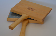 Wool hand carders for dog and cat fur