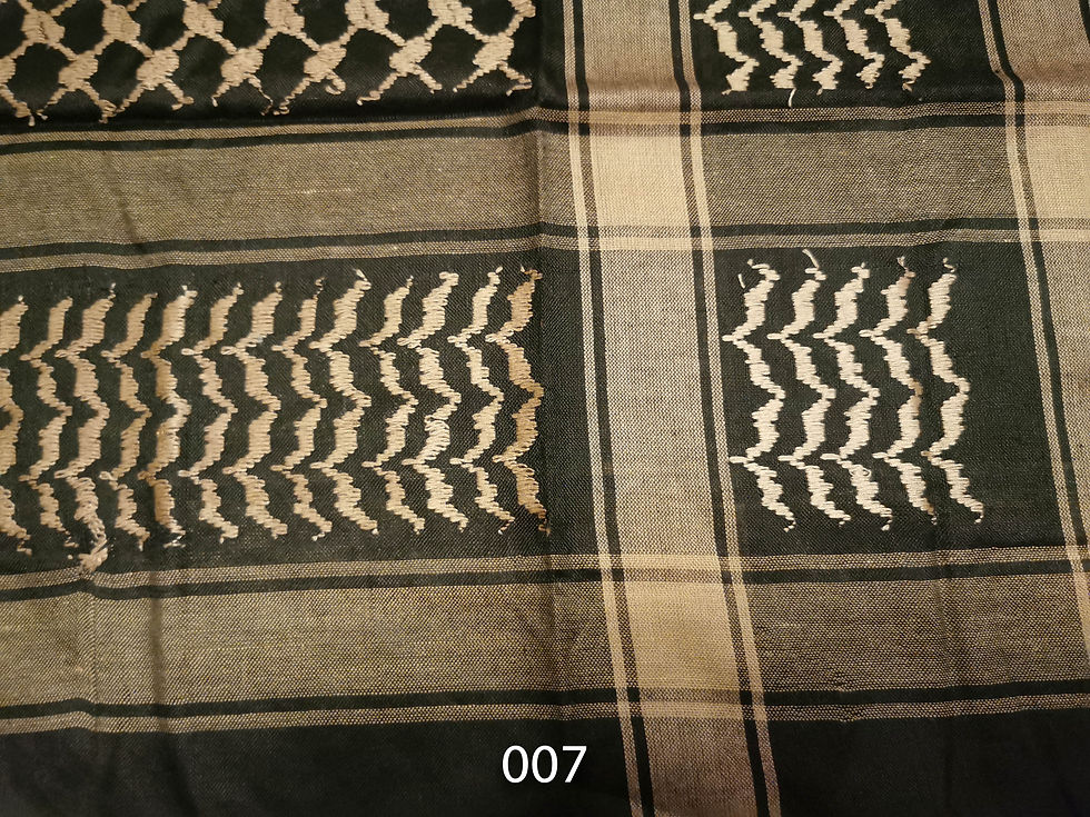 Thumbnail: Arabic Scarves "Keffiyeh"- 4ftx4ft - Various Colors #1-8
