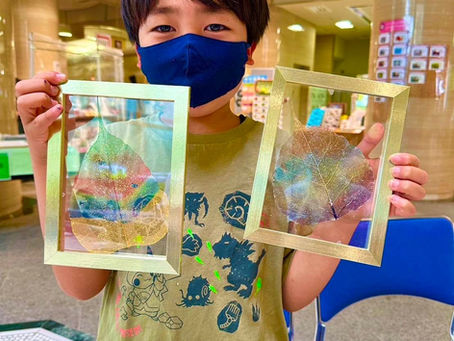 葉っぱのアート体験@びわ湖水生植物園2023年5月3~5日