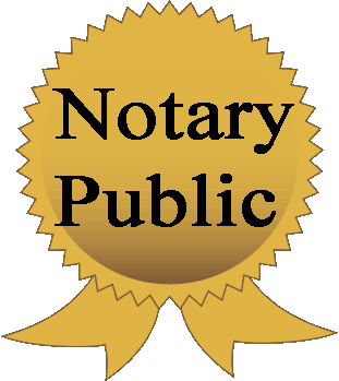 Notary Public Ribbon