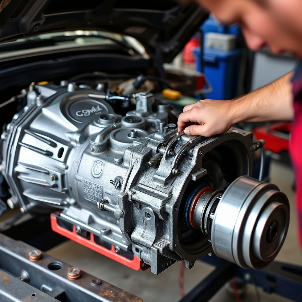 Replacing a transmission