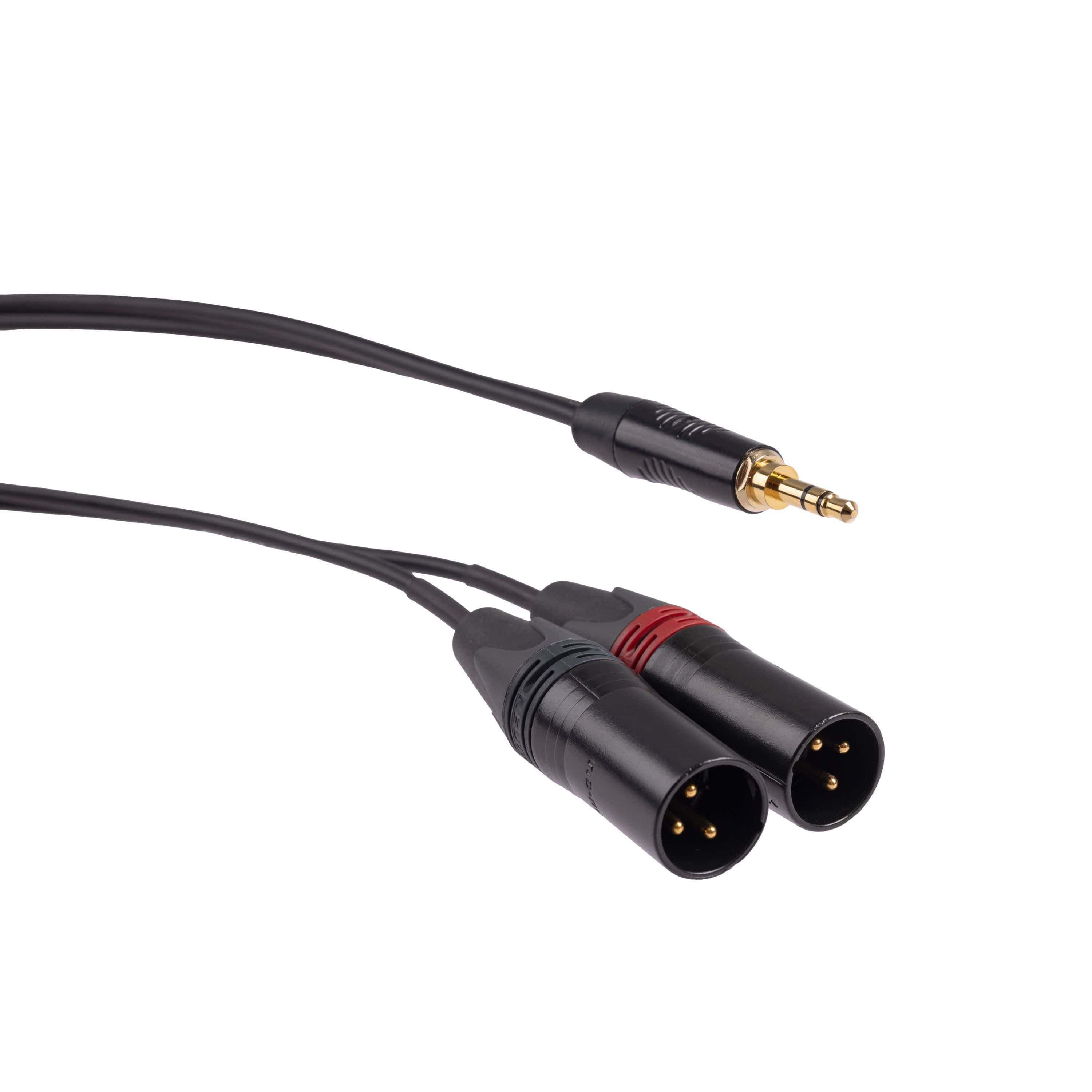 Gratify G1403 3.5mm TRS to Dual XLR Male Left/Right