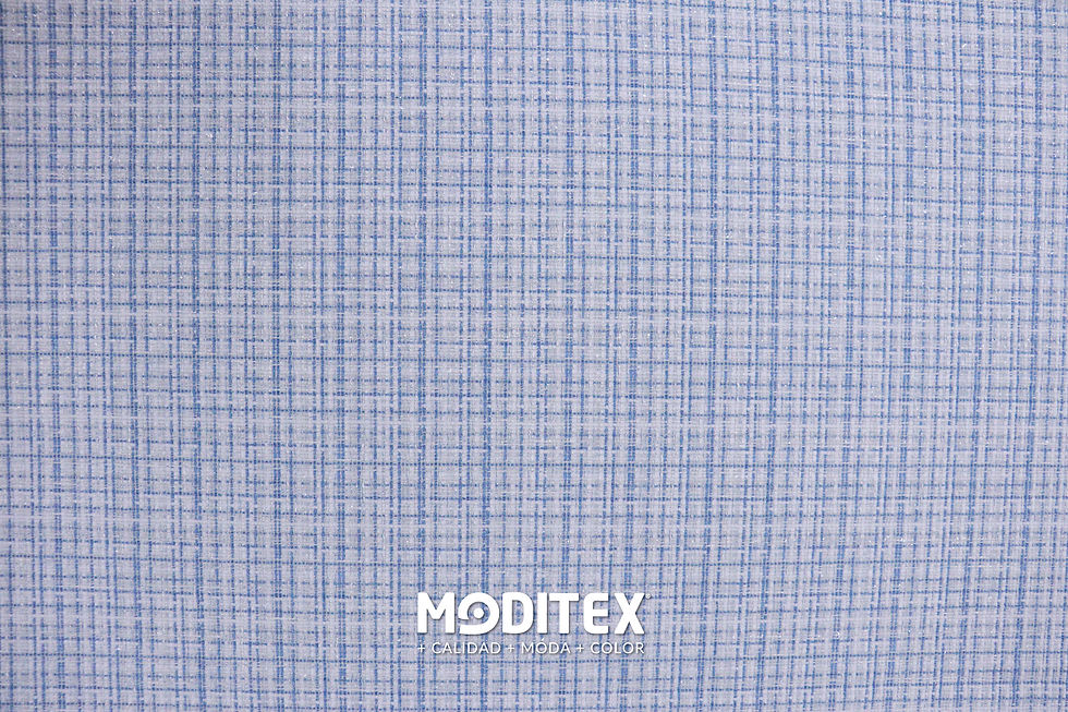 Lana Moda Estampada Azul - 1.50 m de ancho