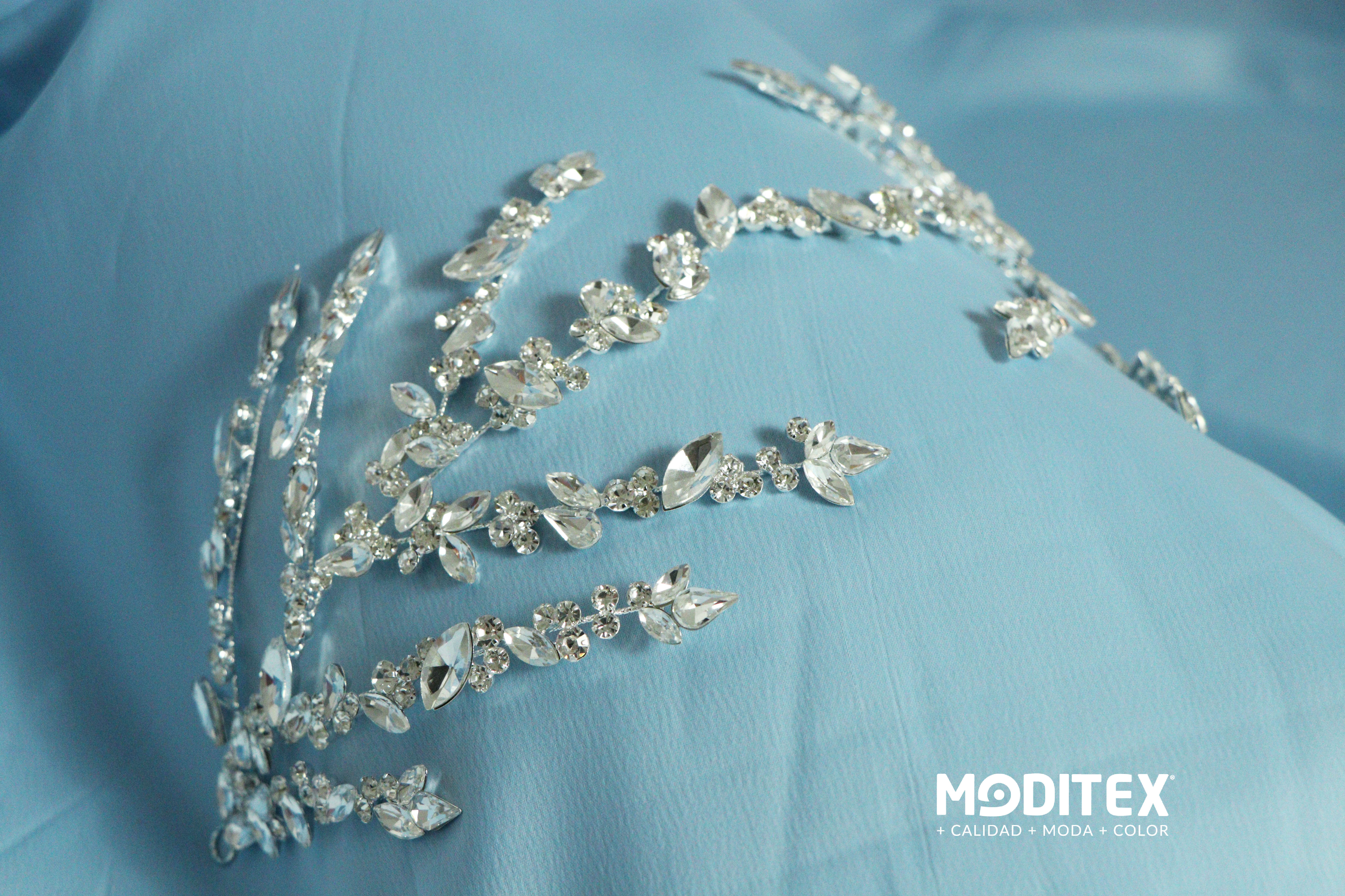 Tocado de pedrería para novia y gala – Moditex