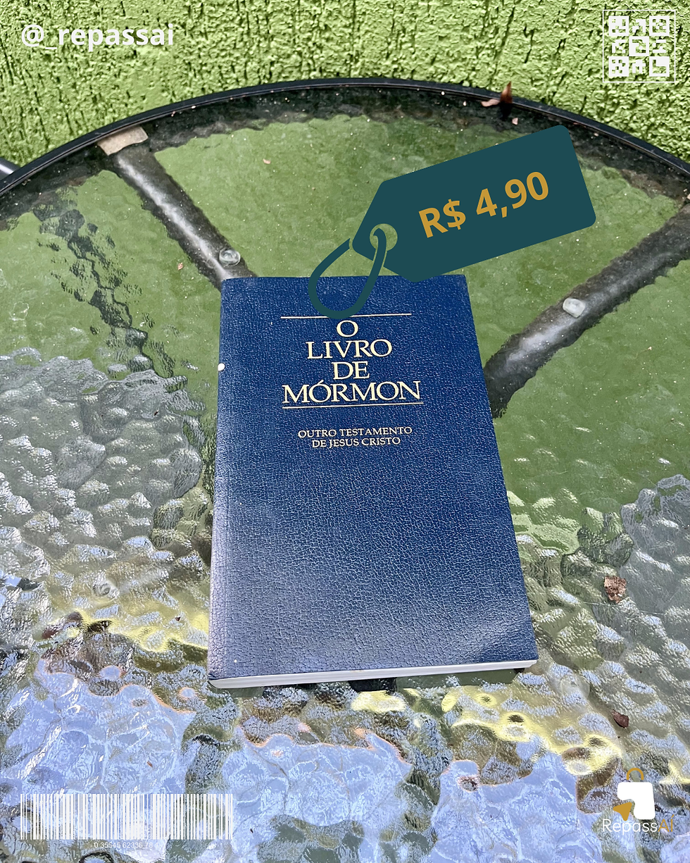 O livro  de mórmon – outro testamento de Jesus Cristo