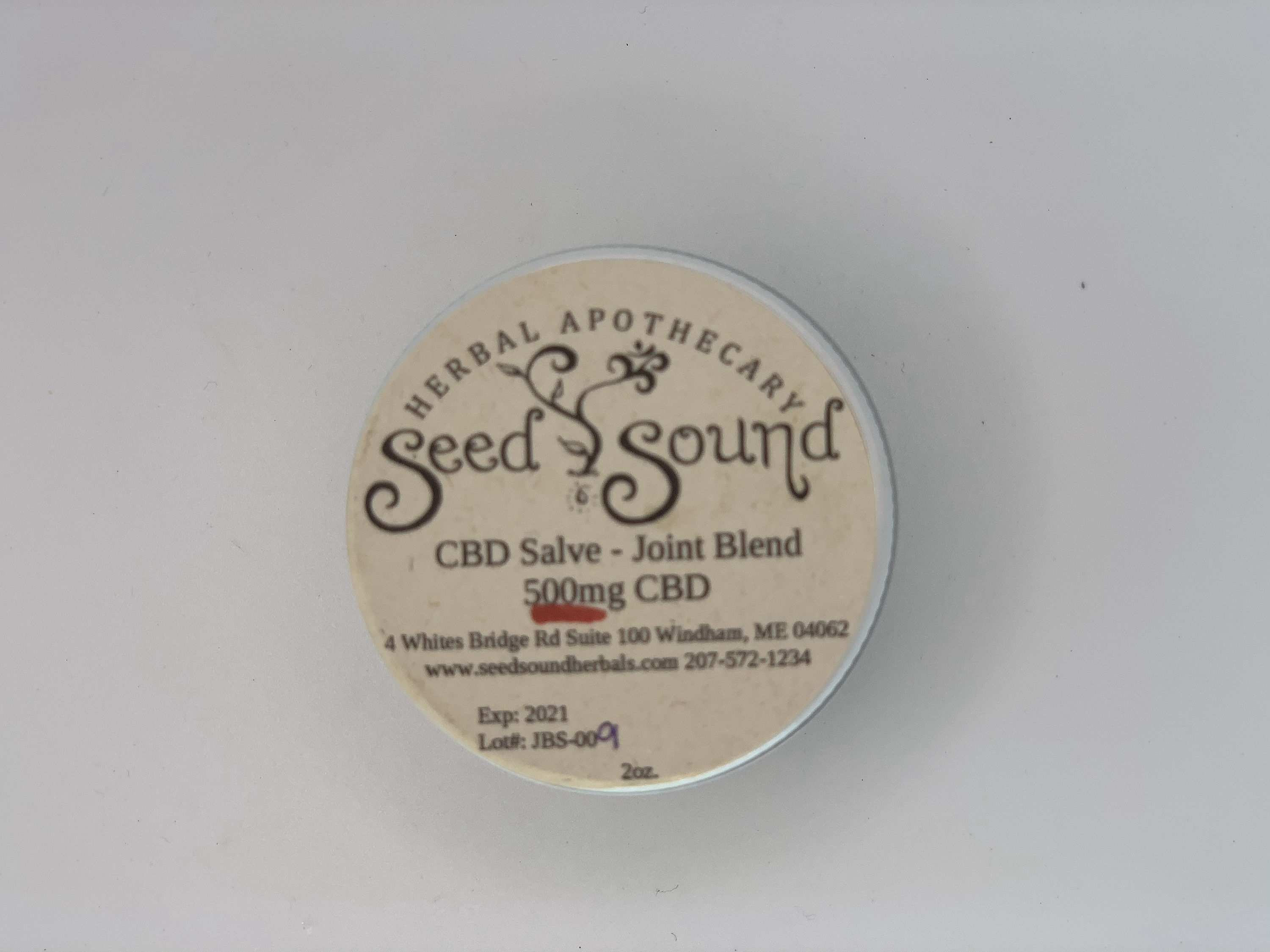 CBD Salve Joint Blend 250 mg, 500 mg
