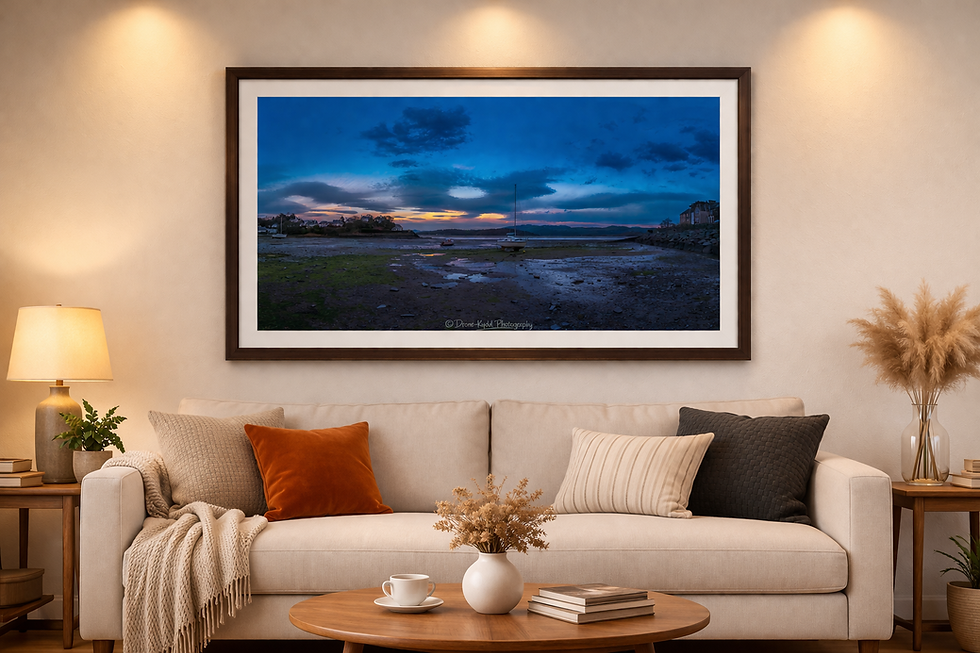 Thumbnail: Framed Borth-Y-Gest