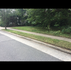 After, lawn cut and edging