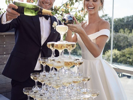 Piramide di champagne: ecco come stupire i vostri ospiti.