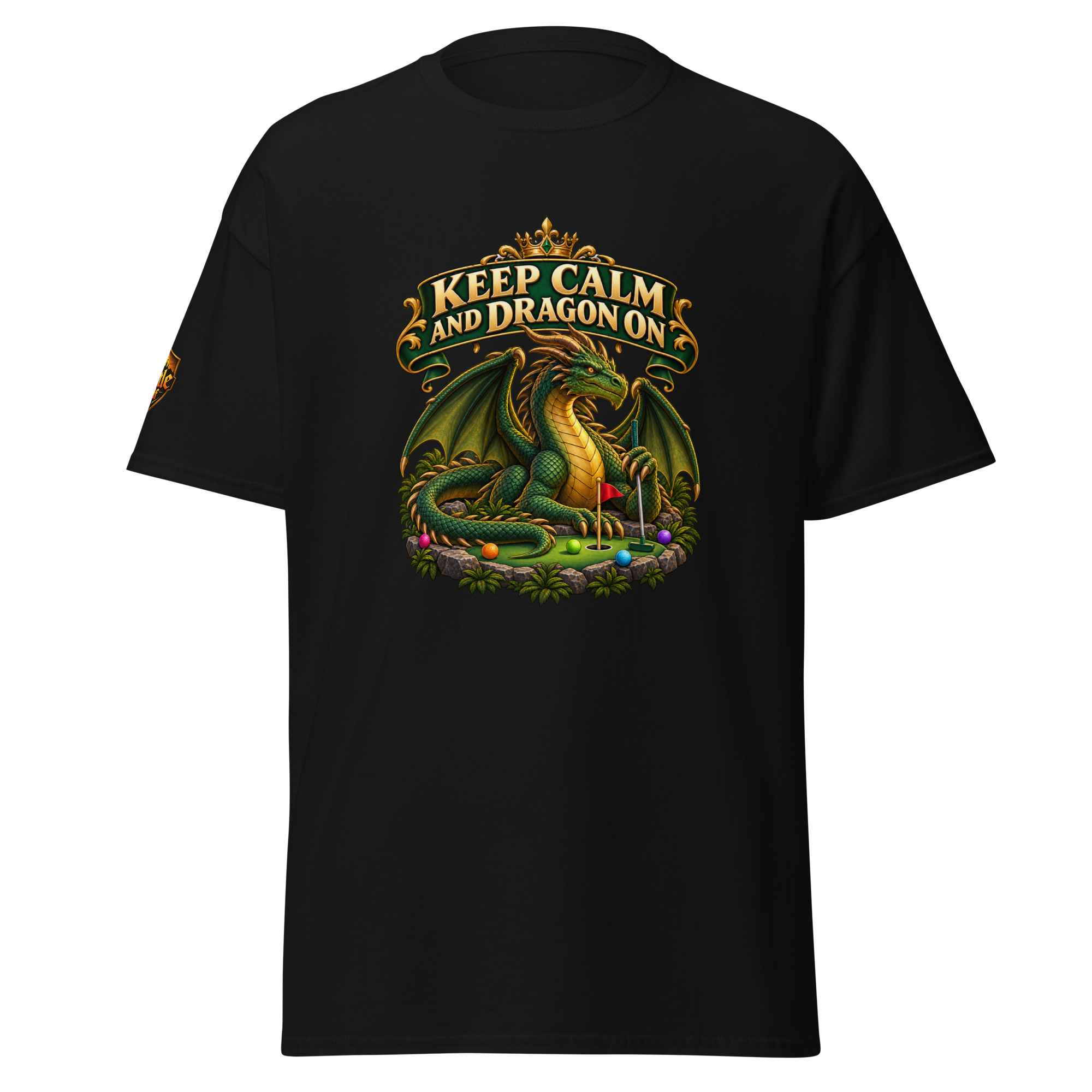 Keep Calm and Dragon On — Unisex Classic Tee