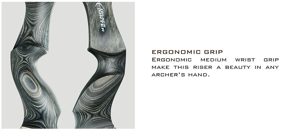 Thumbnail: Black Hunter recurve bow (Flat limbs)